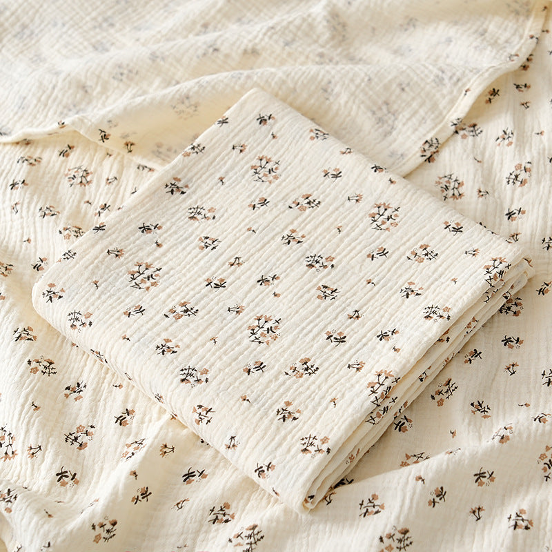 HKM-237075 Korean Baby Double-Layer Gauze Bath Towel in Fun Patterns and Soft Colors