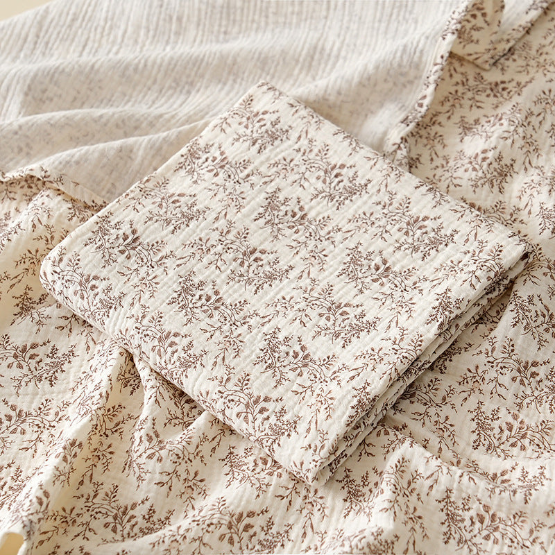 HKM-237075 Korean Baby Double-Layer Gauze Bath Towel in Fun Patterns and Soft Colors
