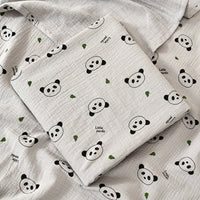 HKM-237075 Korean Baby Double-Layer Gauze Bath Towel in Fun Patterns and Soft Colors