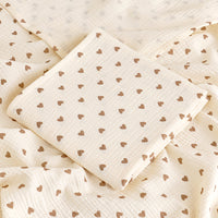 HKM-237075 Korean Baby Double-Layer Gauze Bath Towel in Fun Patterns and Soft Colors