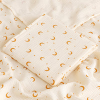 HKM-237075 Korean Baby Double-Layer Gauze Bath Towel in Fun Patterns and Soft Colors