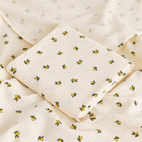 HKM-237075 Korean Baby Double-Layer Gauze Bath Towel in Fun Patterns and Soft Colors