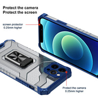 HKM-237331 3D Protective Phone Case with Magnetic Ring for LG, Samsung, Apple, OPPO, vivo, OnePlus, Huawei, Motorola, and Xiaomi