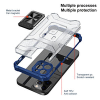 HKM-237331 3D Protective Phone Case with Magnetic Ring for LG, Samsung, Apple, OPPO, vivo, OnePlus, Huawei, Motorola, and Xiaomi