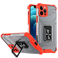 HKM-237331 3D Protective Phone Case with Magnetic Ring for LG, Samsung, Apple, OPPO, vivo, OnePlus, Huawei, Motorola, and Xiaomi