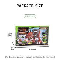 HKM-237331 Dinosaur Playset with Tyrannosaurus Models and Capture Car for Educational DIY Fun for Kids