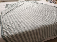 HKM-237395 Reversible Lightweight Cold Fiber Summer Nap Blanket - 130x170 cm, Breathable and Skin-Friendly