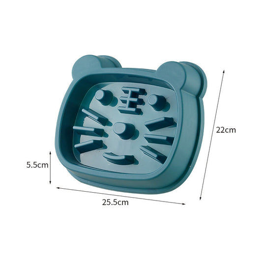 HKM-237587 Anti-Choke Slow Feeding Bowl for Small and Medium Dogs - Available in Multiple Colors