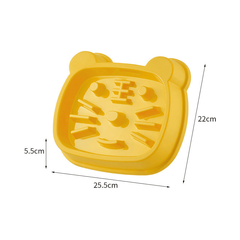 HKM-237587 Anti-Choke Slow Feeding Bowl for Small and Medium Dogs - Available in Multiple Colors
