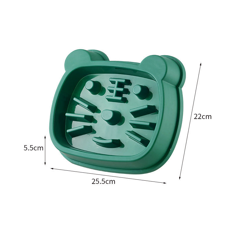 HKM-237587 Anti-Choke Slow Feeding Bowl for Small and Medium Dogs - Available in Multiple Colors
