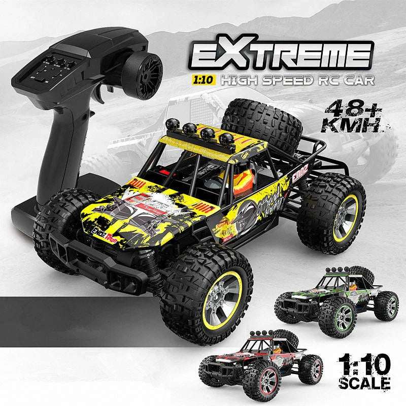 HKM-237651 1:10 Scale High-Speed 4WD Off-Road Remote Control Vehicle for Indoor and Outdoor Use