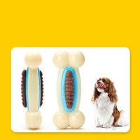 HKM-237715 Two-in-One Educational Pet Toy: Nylon Card Bone for Eaters and Play