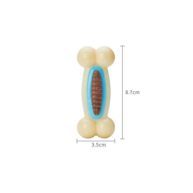 HKM-237715 Two-in-One Educational Pet Toy: Nylon Card Bone for Eaters and Play