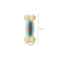 HKM-237715 Two-in-One Educational Pet Toy: Nylon Card Bone for Eaters and Play