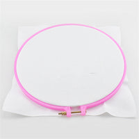 HKM-237907 Cross Stitch Thread Set with Bamboo and Plastic Embroidery Circles, Includes 50 or 100 Color Threads, Ideal for Ethnic Style Embroidery