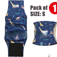 HKM-237907 Washable Dog Diaper Pants for Pets in Various Colors and Sizes