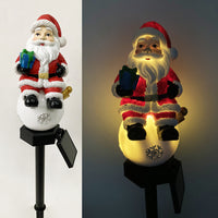 HKM-238035 Christmas Solar Outdoor Yard Lamp for Yard Decoration and Atmosphere Enhancement