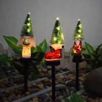 HKM-238035 Christmas Solar Outdoor Yard Lamp for Yard Decoration and Atmosphere Enhancement