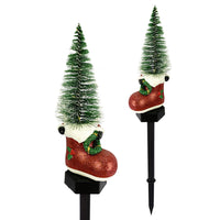 HKM-238035 Christmas Solar Outdoor Yard Lamp for Yard Decoration and Atmosphere Enhancement