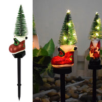 HKM-238035 Christmas Solar Outdoor Yard Lamp for Yard Decoration and Atmosphere Enhancement
