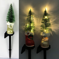 HKM-238035 Christmas Solar Outdoor Yard Lamp for Yard Decoration and Atmosphere Enhancement