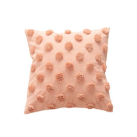 HKM-238035 Moroccan Tufted Dots Pillow Cover - Modern Simple Design, Various Colors, 45x45cm