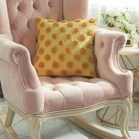 HKM-238035 Moroccan Tufted Dots Pillow Cover - Modern Simple Design, Various Colors, 45x45cm