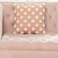 HKM-238035 Moroccan Tufted Dots Pillow Cover - Modern Simple Design, Various Colors, 45x45cm