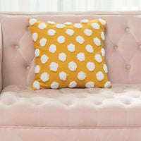HKM-238035 Moroccan Tufted Dots Pillow Cover - Modern Simple Design, Various Colors, 45x45cm