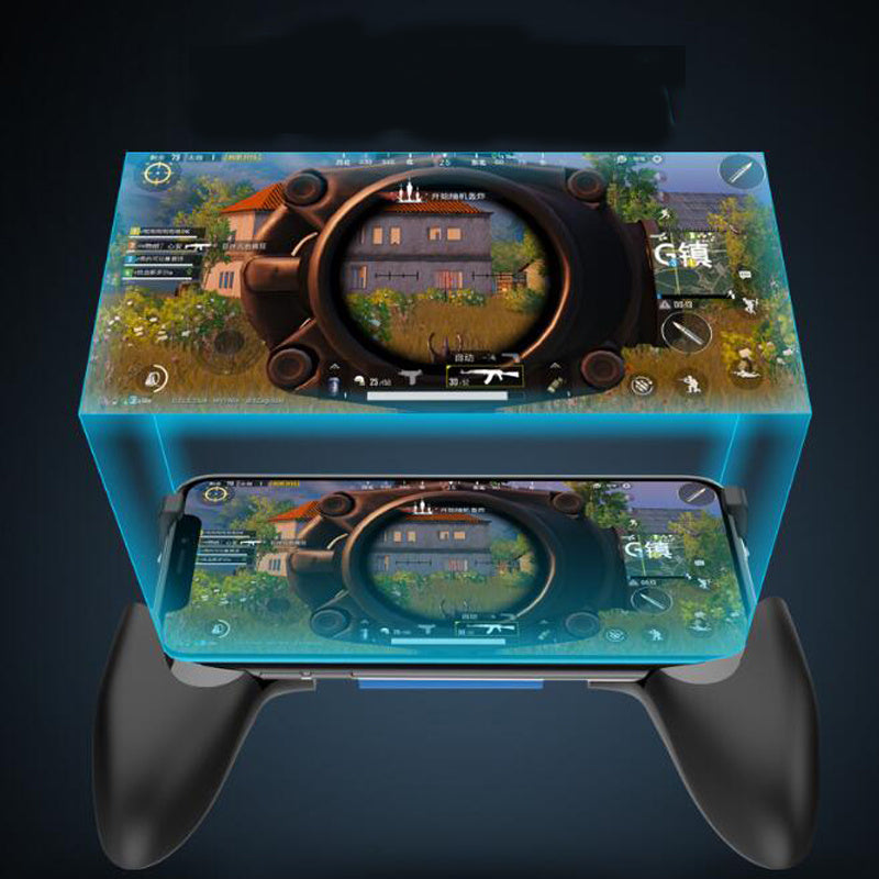 HKM-238099 Bluetooth Gamepad Controller for iOS Mobile Devices - Model S7, ABS + Zinc Alloy, with Bracket