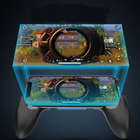 HKM-238099 Bluetooth Gamepad Controller for iOS Mobile Devices - Model S7, ABS + Zinc Alloy, with Bracket