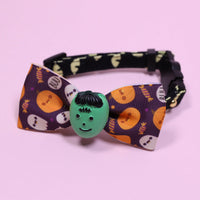 HKM-238099 Versatile Pet Collar for Cats and Dogs with Safety Buckle - Halloween and Easter Designs