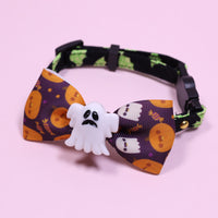 HKM-238099 Versatile Pet Collar for Cats and Dogs with Safety Buckle - Halloween and Easter Designs
