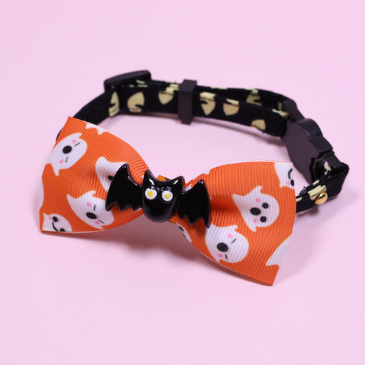 HKM-238099 Versatile Pet Collar for Cats and Dogs with Safety Buckle - Halloween and Easter Designs