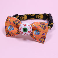 HKM-238099 Versatile Pet Collar for Cats and Dogs with Safety Buckle - Halloween and Easter Designs