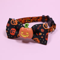 HKM-238099 Versatile Pet Collar for Cats and Dogs with Safety Buckle - Halloween and Easter Designs