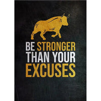 HKM-238163 Calligraphy Canvas Art - Stock Trading Inspirational Quotes - Frameless Painting Core - Multiple Sizes Available