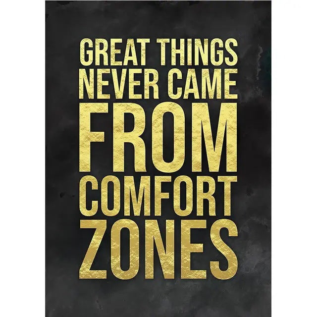 HKM-238163 Calligraphy Canvas Art - Stock Trading Inspirational Quotes - Frameless Painting Core - Multiple Sizes Available