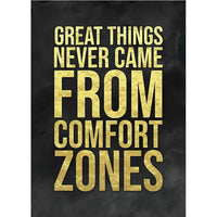 HKM-238163 Calligraphy Canvas Art - Stock Trading Inspirational Quotes - Frameless Painting Core - Multiple Sizes Available