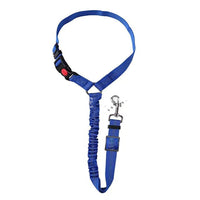 HKM-238227 Elastic Reflective Dog Car Harness with Nylon Leash and Ring for Safe Travel