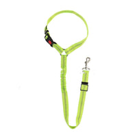 HKM-238227 Elastic Reflective Dog Car Harness with Nylon Leash and Ring for Safe Travel