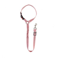 HKM-238227 Elastic Reflective Dog Car Harness with Nylon Leash and Ring for Safe Travel