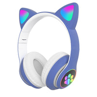 HKM-238291 Glowing Cat Ears Bluetooth Gaming Headset with 7-Hour Playback and 15m Range