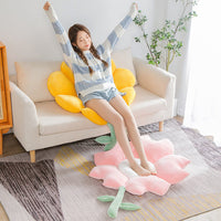 HKM-238355 Maple Leaf Shaped Down Cotton Cushion for Sofa and Chair - Soft Plush Pillow in Various Colors