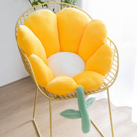 HKM-238355 Maple Leaf Shaped Down Cotton Cushion for Sofa and Chair - Soft Plush Pillow in Various Colors
