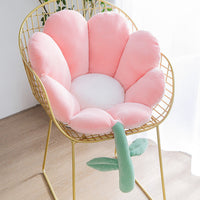 HKM-238355 Maple Leaf Shaped Down Cotton Cushion for Sofa and Chair - Soft Plush Pillow in Various Colors