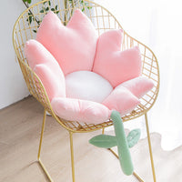 HKM-238355 Maple Leaf Shaped Down Cotton Cushion for Sofa and Chair - Soft Plush Pillow in Various Colors