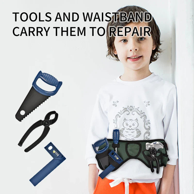 KTX-238483 32-Piece Electric Mini Garden Tool Set for Kids with Drill and Repair Tools, Ideal for Pretend Play Ages 3+