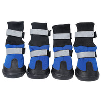HKM-238547 Wear-resistant Waterproof Snow Boots in Black, Red, and Blue - Medium and Large Size Options