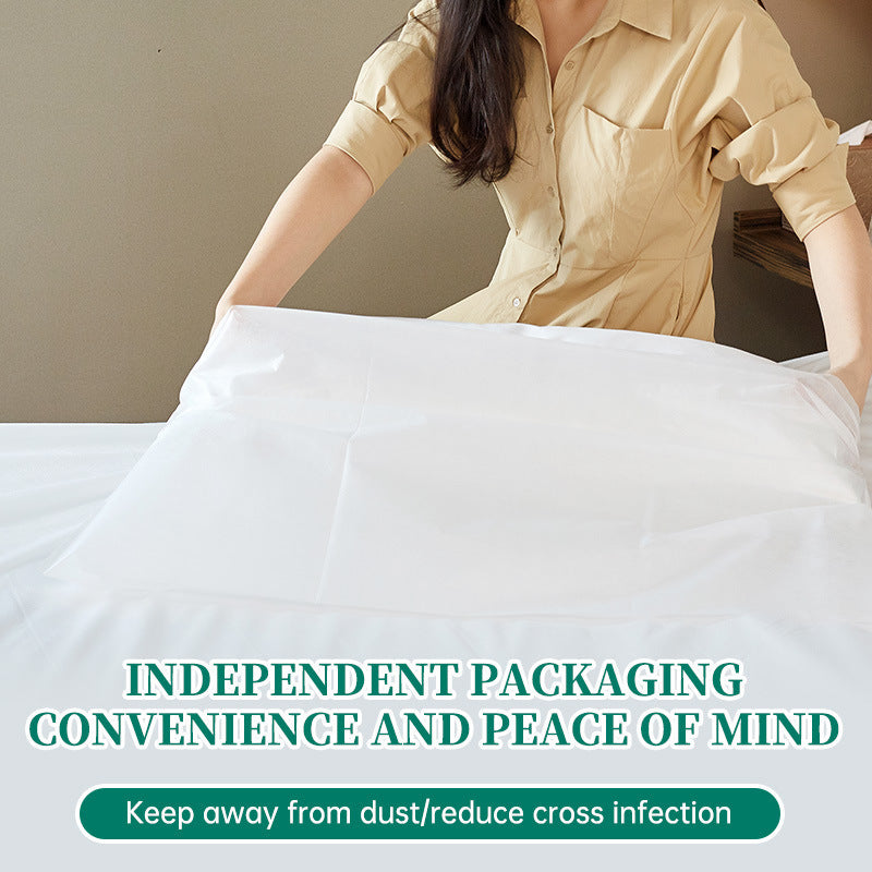 HKM-239059 Portable Disposable Duvet Cover and Pillowcase Set for Travel - Three-Piece and Four-Piece Options Available